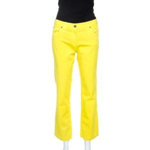 Roberto Cavalli Yellow Denim Embroidered Back Pocket Jeans M, Jeans - Luxury Closet catalog
