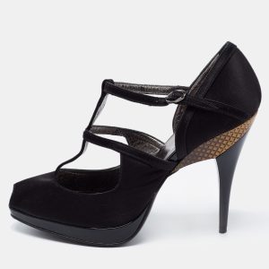 Roberto Cavalli Black Satin Ankle Strap Sandals Size 36, Sandals - Luxury Closet catalog