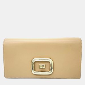 Roger Vivier Beige Leather shoulder bag, Handbags - Luxury Closet catalog