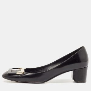 Roger Vivier Black Leather U Look Pumps Size 38.5, Pumps - Luxury Closet catalog