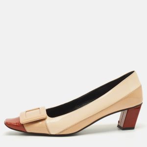 Roger Vivier Multicolor Patent Leather Belle Pumps Size 36.5, Pumps - Luxury Closet catalog