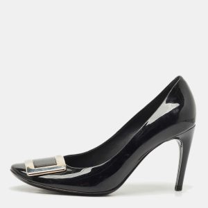 Roger Vivier Black Patent Leather Trompette Pumps Size 38, Pumps - Luxury Closet catalog