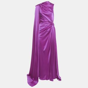Roksanda Pink Silk Asymmetric Drape Orien Gown S, Dresses - Luxury Closet catalog