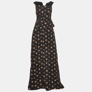 Roland Mouret Black Floral Textured Silk Blend Off Shoulder Heddon Gown M, Dresses - Luxury Closet catalog