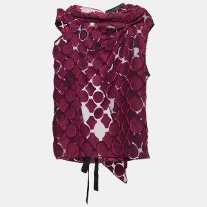 Roland Mouret Pink Cotton Fil Coupe Open Back Top S, Shirts & Tops - Luxury Closet catalog