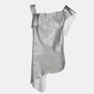 Roland Mouret x Net-a-Porter Silver Silk One Strap Top XXL, Shirts & Tops - Luxury Closet catalog