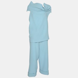 Roland Mouret Light Blue Wool Top and Pants Set M, Suits - Luxury Closet catalog