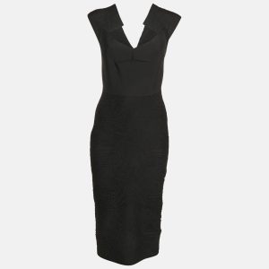 Roland Mouret Black Textured Knit Bodycon Dress M, Dresses - Luxury Closet catalog