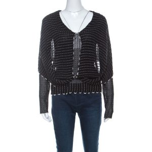 Roland Mouret Black Alpaca Weave Knit Charp Cape Overlay Top M, Shirts & Tops - Luxury Closet catalog
