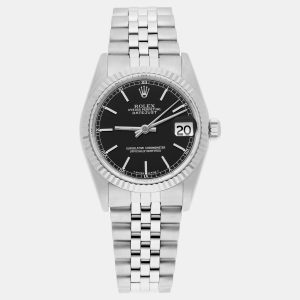 Rolex Datejust 68274 Automatic Black Stainless Steel Women's Wristwatch 31 mm, Watches - Luxury Closet catalog