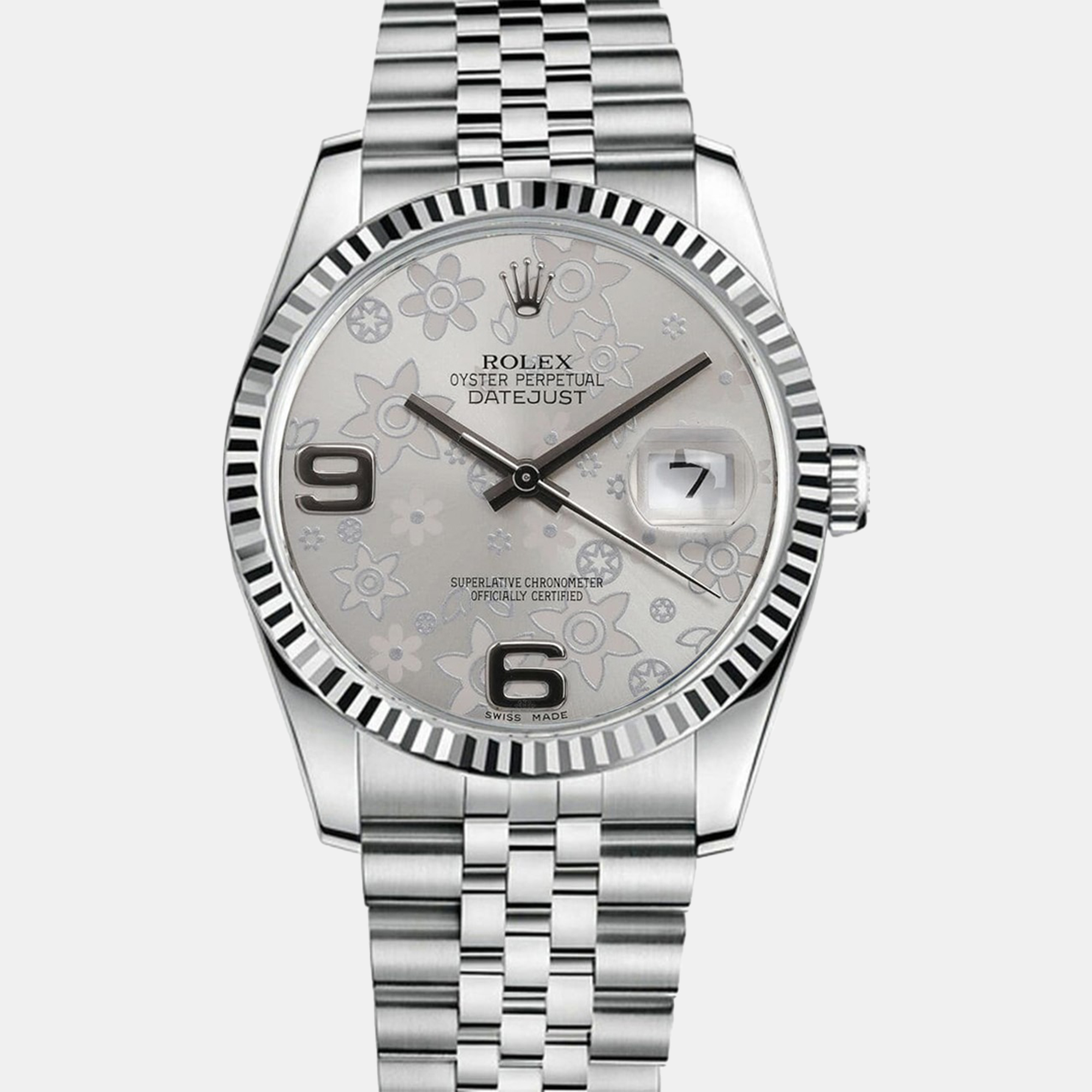 Rolex Datejust 116234 Automatic Silver 18k White Gold Women's Wristwatch 36 mm, Watches - Luxury Closet catalog