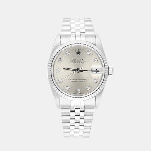 Rolex Datejust 68274 Automatic Silver 18k White Gold Stainless Steel Women's Wristwatch 31 mm, Watches - Luxury Closet catalog