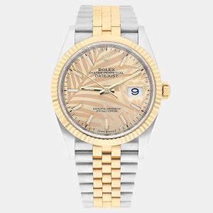 Rolex Datejust 126233 Automatic Champagne 18k Yellow Gold Stainless Steel Women's Wristwatch 36 mm, Watches - Luxury Closet catalog