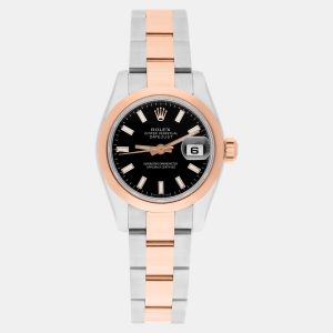 Rolex Datejust 179161 Automatic Stainless Steel 18K Rose Gold Women's Wristwatch 26 mm, Watches - Luxury Closet catalog
