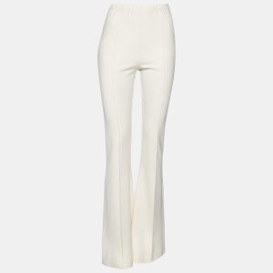 Sablyn Ivory Stretch Knit Flared Pants L, Clothing - Luxury Closet catalog