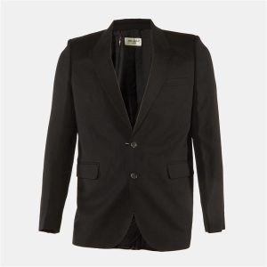 Saint Laurent Paris Black Wool Tailored Blazer L, Coats & Jackets - Luxury Closet