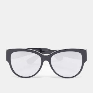 Saint Laurent Black/Grey Mirrored SLM3 Cat-Eye Sunglasses, Sunglasses - Luxury Closet catalog