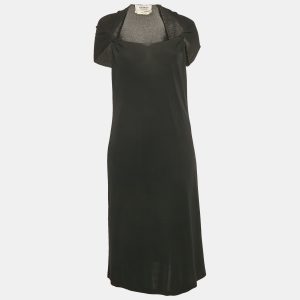 Saint Laurent Vintage Black Jersey Twist Detail Short Dress L, Dresses - Luxury Closet catalog