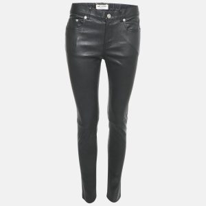 Saint Laurent Paris Black Leather Skinny Pants L, Clothing - Luxury Closet catalog