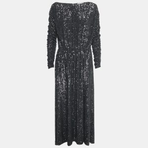 Saint Laurent Paris Black Sequin Long Gown M, Dresses - Luxury Closet catalog