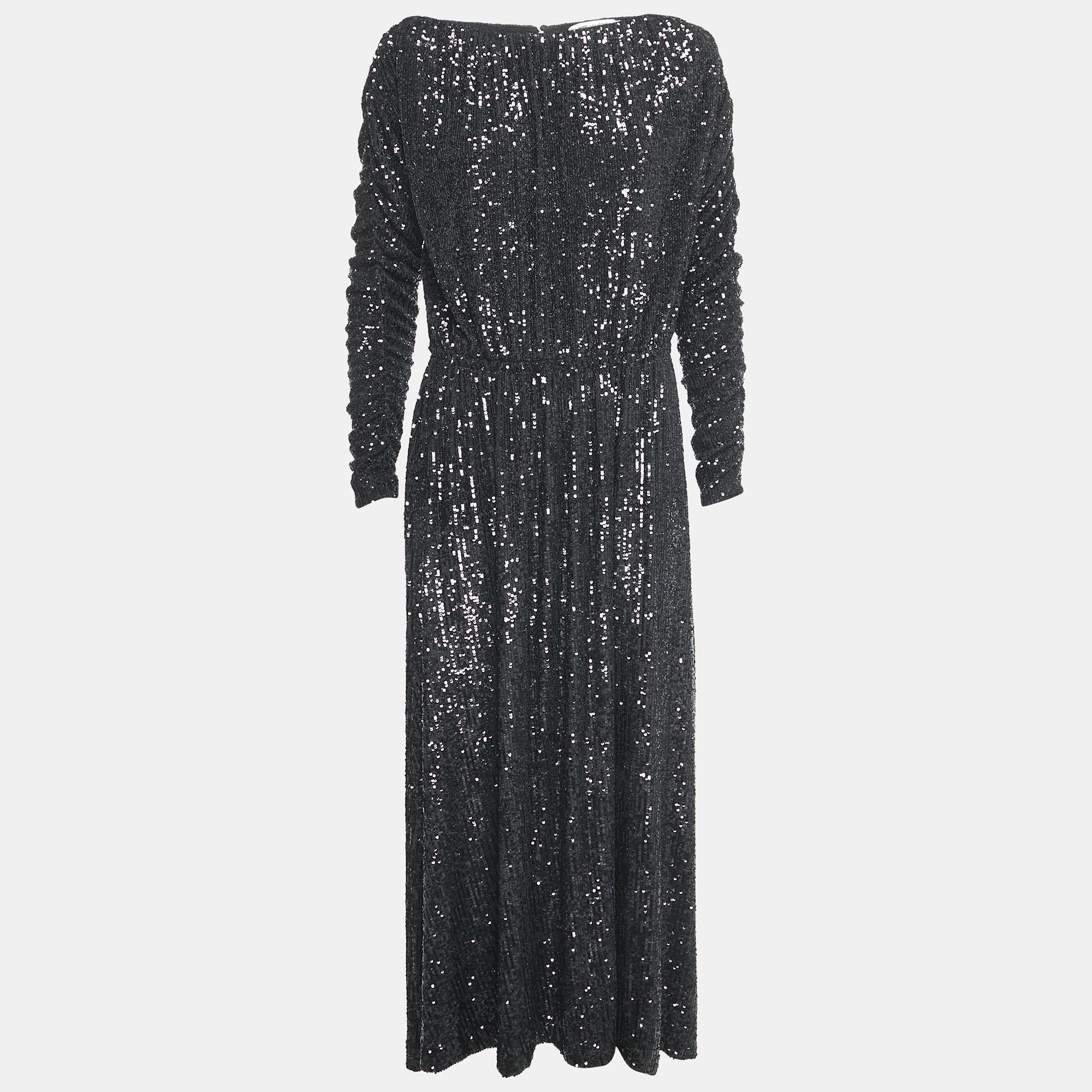 Saint Laurent Paris Black Sequin Long Gown M, Dresses - Luxury Closet catalog