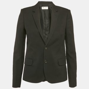 Saint Laurent Black Wool Single Breasted Blazer M, Coats & Jackets - Luxury Closet catalog