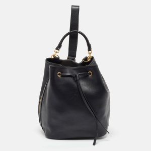 Saint Laurent Black Leather Emmanuelle Bucket Bag, Handbags - Luxury Closet catalog