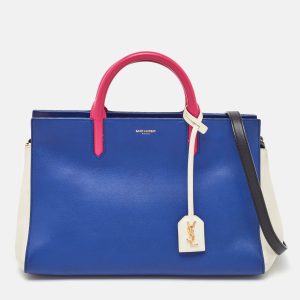 Saint Laurent Multicolor Leather Rive Gauche Cabas Small Tote, Tote Handbags - Luxury Closet catalog