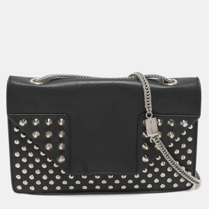Saint Laurent Black Leather Betty Studded Flap Shoulder Bag, Shoulder Bags - Luxury Closet catalog