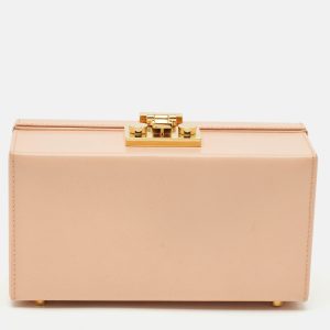 Saint Laurent Peach Leather Box Clutch, Clutches & Special Occasion Bags - Luxury Closet catalog
