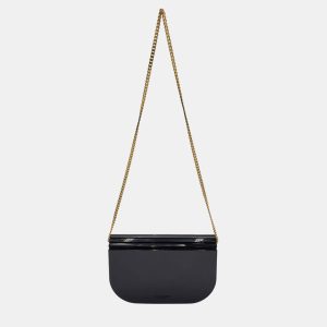 Saint Laurent Black Plexiglass Leather Mini Shoulder Bag, Handbags - Luxury Closet catalog