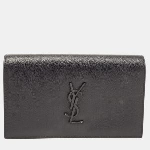 Saint Laurent Black Leather Kate Clutch, Clutches & Special Occasion Bags - Luxury Closet catalog