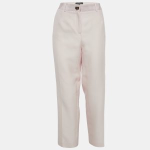 Salvatore Ferragamo Pink Wool Blend Trousers M, Clothing - Luxury Closet catalog