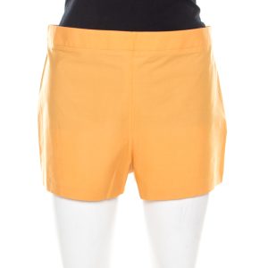 Salvatore Ferragamo Orange Cotton Stretch Hot Pants M, Shorts - Luxury Closet catalog