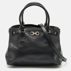 Salvatore Ferragamo Black Leather Beky Tote, Tote Handbags - Luxury Closet catalog