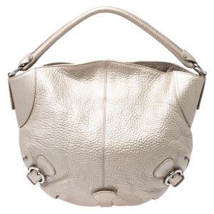 Salvatore Ferragamo Metallic Gold Leather Hobo, Shoulder Bags - Luxury Closet catalog