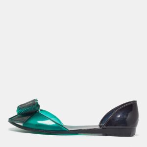 Salvatore Ferragamo Green Jelly Barbados Ballet Flats Size 35.5, Flats - Luxury Closet catalog