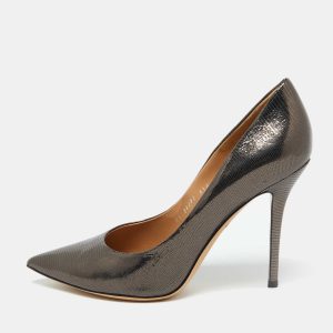 Salvatore Ferragamo Black Leather Pointed Toe Pumps Size 40, Pumps - Luxury Closet catalog