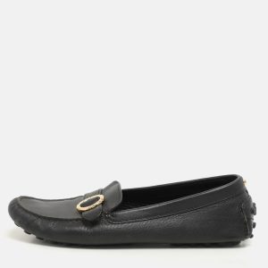 Salvatore Ferragamo Black Leather Buckle Loafers Size 39, Loafers & Slip-Ons - Luxury Closet catalog