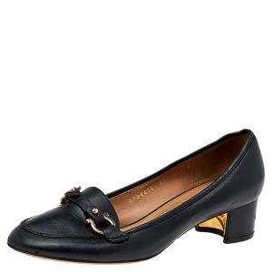 Salvatore Ferragamo Black Leather Slip on Pumps Size 37, Pumps - Luxury Closet catalog