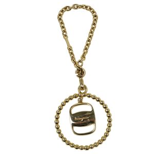 Salvatore Ferragamo Gold Pendant Keyring, Jewelry - Luxury Closet catalog