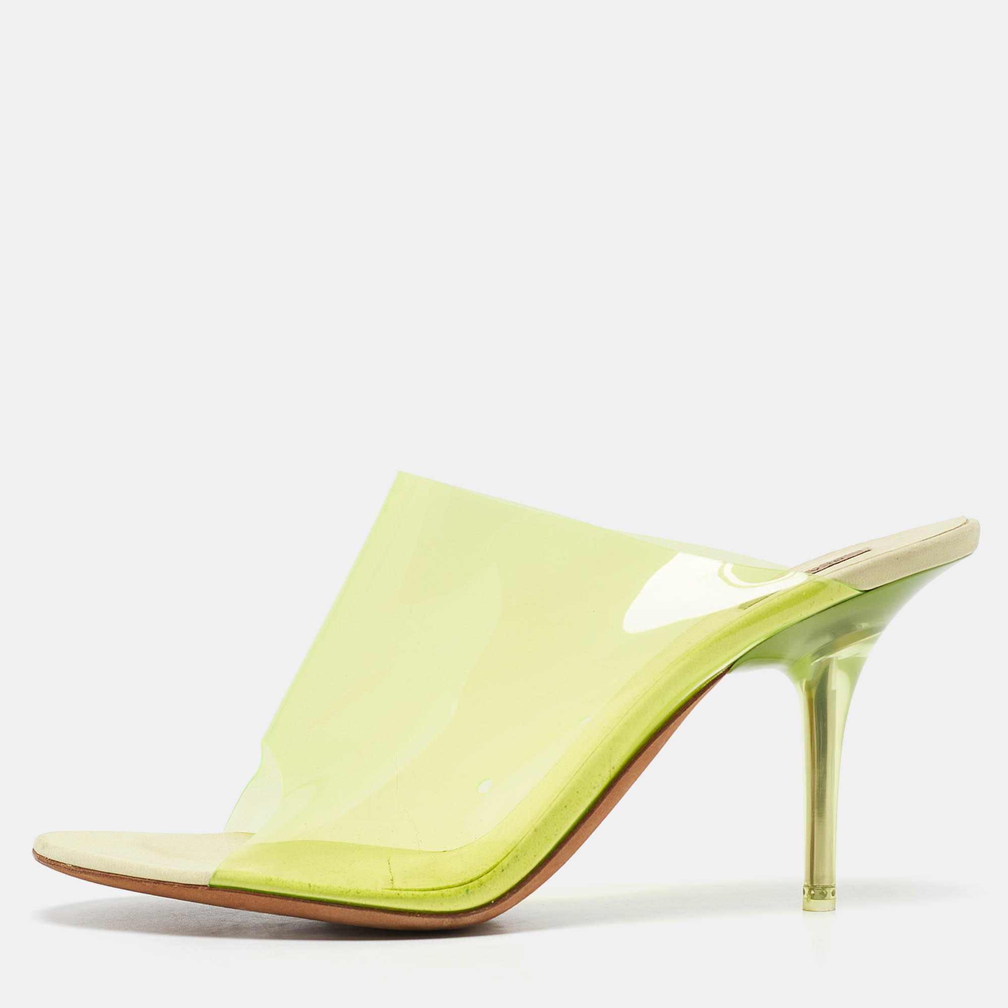 Yeezy Green PVC Slide Season 7 Sandals Size 39, Sandals - Luxury Closet catalog