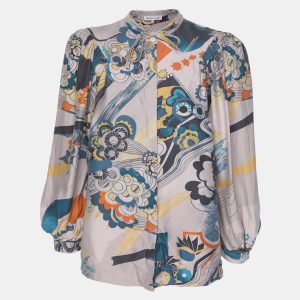 See by Chloe Multicolor Silk Blouse M, Shirts & Tops - Luxury Closet catalog