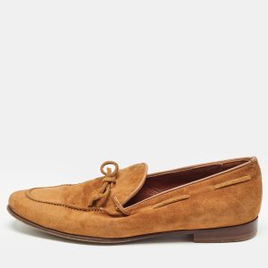 Sergio Rossi Brown Suede Loafers Size 37.5, Loafers & Slip-Ons - Luxury Closet catalog