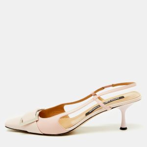 Sergio Rossi Light Pink Patent Leather Sr Twenty Slingback Pumps Size 41, Pumps - Luxury Closet catalog