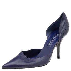 Sergio Rossi Purple Leather Pointed Toe Pumps Size 40, Pumps - Luxury Closet catalog