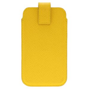 Smythson Yellow Leather Phone Case, Luggage Accessories - Luxury Closet catalog