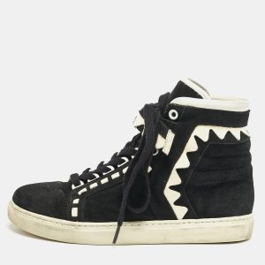 Sophia Webster Monochrome Suede and Patent Leather Riko High Top Sneakers Size 38, Athletic Shoes & Sneakers - Luxury Closet catalog