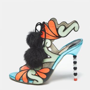 Sophia Webster Multicolor Leather Riko Cutout Ankle Cuff Sandals Size 39, Sandals - Luxury Closet catalog