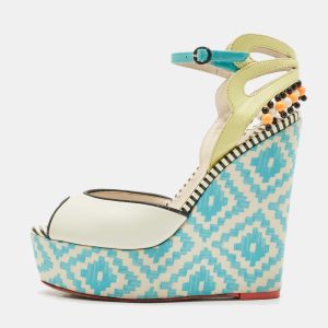 Sophia Webster Multicolor Leather Lucita Espadrille Wedge Sandals Size 35, Sandals - Luxury Closet catalog